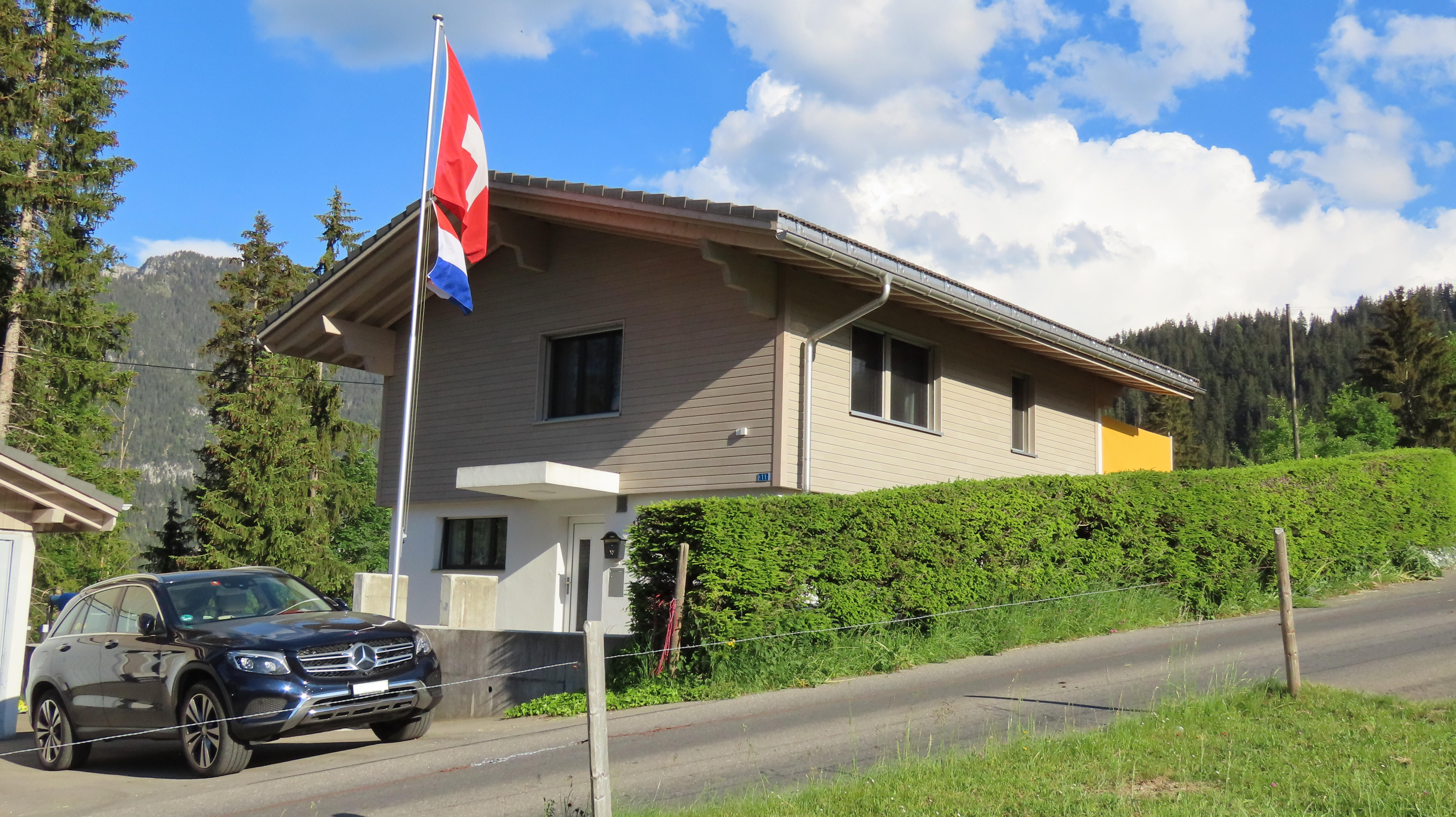 Pool und Umgebung Chalet Drachenstein in Zweisimmen